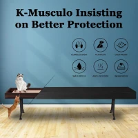K-Musculo Black Heavy-Duty Leatherette Shuffleboard Cover — 14FT (171L x 26W x 8H), Waterproof, Tearproof, Premium Protective Fit(m-4)