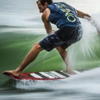 Hyperlite Landlock Longboard Wakesurf — Forgiving, Longboard-Style Wakesurf for Beginners and Intermediate Riders(m-7)