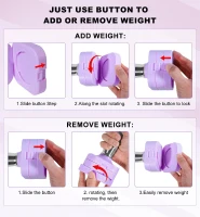 Adjustable Dumbbell Pair — 15/20/40/50 LB Options, Space-Saving Free Weights for Men & Women Home Gym Strength Training(m-8)