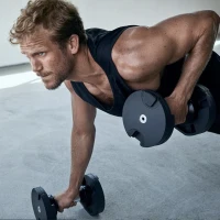 NÜOBELL® Easy-Twist Adjustable Dumbbell Pair — 5–50 lb or 5–80 lb Options, 2024-25 All-in-One Home Weight Set (Original Manufacturer)(m-3)