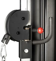 XMARK Functional Trainer — All-in-One Cable Pulley & Crossover with Dual 200 lb Stacks, Multi-Grip Pull-Up Bar and Expandable Attachment Compatibility(m-3)