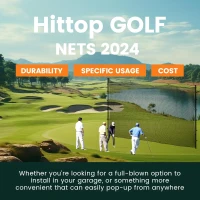 Sports Netting Practice Net with 33 ft Nylon Rope — Heavy-Duty Golf & Multi-Sport Hitting Net (Multiple Sizes)(m-2)