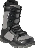 5th Element ST Lace + Dial Men's Snowboard Boots — Black, Compatible with Standard Strap Bindings, Waterproof Interior Liners, Built for All-Mountain Performance(m-1)