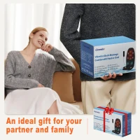 Heated and Cooled Massage Seat Cushion — Deep Vibration Therapy with Dual Adapters, Portable Chair Massager for Full-Body Comfort, Gift for Parents(m-7)