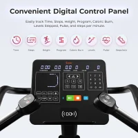 Sunny Health & Fitness Premium Smart Stepper Stair Climber – Commercial-Grade, High-Intensity Cardio with SunnyFit App, Bluetooth & 350–400 lb Capacity(m-3)