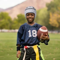 Soft Helmet Scrum Cap for Flag Football & Rugby — Youth/Adult Soft-Shell Head Protector(m-3)