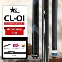 CRICAL 58"" Carbon Fiber Pool Cue – Professional Low-Deflection Billiard Cue with 12.5mm Tip & 3/8×8 Pin Joint(m-2)