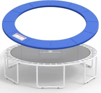 LANGXUN Universal Trampoline Replacement Safety Pad, 8ft 10ft 12ft 14ft 15ft 16ft Waterproof Surround Foam Spring Cover for Round Frames(m-1)