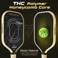 TENVINA HERCULES PRO Pickleball Paddle — Thermoformed T700SC 4-Layer Carbon Fiber, USAPA Approved, Enhanced Power & Larger Sweet Spot(m-4)