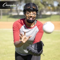 Champion Sports Adult Softball Fielder's Face Mask - Steel Protective Guard(m-8)