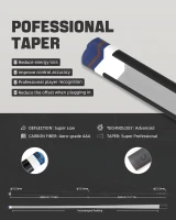 CRICAL 58-inch Carbon Fiber Pool Cue – Professional Low-Deflection Cue with 3/8×8 Pin Joint and 12.5mm Tip(m-5)