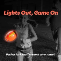 GlowCity Glow-in-the-Dark Football - Size 6 Light-Up Ball for Teens & Adults, Night Play(m-8)