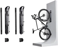 Steadyrack ProFlex Narrow Wall-Mounted Vertical Bike Rack — Space-Saving Pivot Design for Road Bikes, Fits Fenders, Heavy-Duty Steel(m-1)