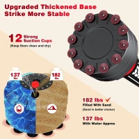 GIKPAL Freestanding Punching Bag with Stand and 12 oz Gloves — Heavy Kickboxing/MMA Training Bag for Adults(m-4)