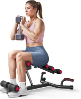 MERACH Deep Squat Trainer for Women — Adjustable Glute & Core Strengthener, Leg Workout and Push-Up Assistance for Home Gym(m-1)