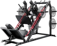 RitFit Gazelle Pro 3-in-1 Leg Press & Hack Squat Machine - High-Tensile Steel, 2000 lb Capacity, Adjustable Angles with Weight Storage(m-9)