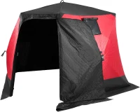 VEVOR Large Insulated Pop-Up Ice Fishing Tent – 600D Oxford, 80g Padding, Hub-Style Shelter for Multiple Anglers, Waterproof, Includes Anchors, Ropes & Carry Bag(m-1)