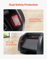 VEVOR Continuous Climber Stair Stepper with 14.5"" LED Display, 15 Speed Levels (28-168 SPM), 330 lb Capacity for Home Cardio and Lower-Body Training(m-4)