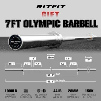 RitFit M1 / M1 Pro Smith Machine with Cable Crossover — Multi-Function Power Cage Package for Home Gym(m-2)