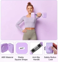 Adjustable Dumbbell Pair — 15/20/40/50 LB Options, Space-Saving Free Weights for Men & Women Home Gym Strength Training(m-4)