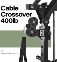 Major Fitness Drone2 Smith△ Machine — All-in-One Home Gym with Smith Bar, Dual Lat Pulldowns & Cable Crossover(m-2)