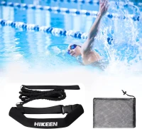 Hikeen 4M Swim Tether Belt – Stationary Harness for In-Place Swimming & Aquatic Resistance(m-7)