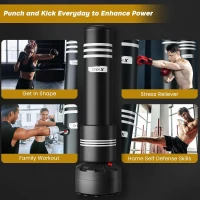 Dripex Freestanding Punching Bag with Shock-Absorbing Sleeve — 69"" Standing Boxing Bag for Adults & Teens, Home Gym(m-8)