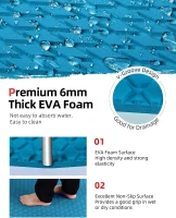 Abahub EVA Foam Boat Deck Pad 6mm — Non-Slip Camouflage Traction Mat, Self-Adhesive & Trimmable for Boats, SUPs, Paddleboards, Kayaks (Sizes: 96x16 / 96x23.5 / 96x38 / 96x47 / 48x16)(m-3)