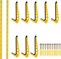 5-Board Wall-Mounted Rack for Surfboards, Wakeboards and Snowboards – Adjustable Wall Hangers for Display & Storage(m-8)