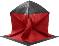 VEVOR Insulated Pop-Up Ice Fishing Tent – 600D High-Density Oxford, 80g Cotton Fill, Hub-Style Shelter for 1–8 Persons, Waterproof, Includes Anchors, Ropes & Carry Bag(m-9)