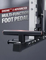 Major Fitness Drone2 Advanced Training Smith Machine — All-in-One Home Gym Squat Rack with Aluminum Pulley Set, Barbell, Dual Lat Pulldown & Cable Crossover for Full-Body Workouts(m-6)