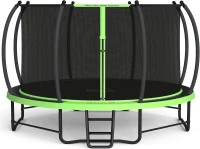 BCAN Outdoor Recreational Trampoline with Enclosure & Ladder - 8ft–16ft, ASTM F381-16 Certified, 2025 Upgraded Materials(m-1)