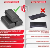 MVRK Heavy-Duty Weighted Vest for Men — Removable Iron Weights, Options from 18 to 100 lbs for Functional Training & Calisthenics(m-7)