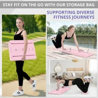 JANUA Foldable Pilates Reformer Board – 5-in-1 Multi-Purpose Sliding Board with Push-Up and Pilates Bars for Home(m-5)