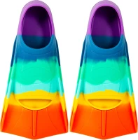 Short Silicone Swim Fins for Kids – Training Flippers for Children, Boys & Girls, Beginner-Friendly(m-1)