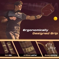 TENVINA POWERNOVA PRO Pickleball Paddle | Thermoformed T700SC / K29 Aramid Surface | 16mm TPC Core | USAPA Approved | Power & Larger Sweet Spot(m-6)