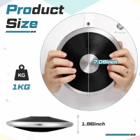 Wettarn 1 kg Discus for Men & Women – Track and Field Training (4-Pack)(m-3)