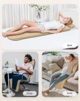 Full-Body Vibration Massage Mat with Heat — 10 Motor Back Massager Pad, 5 Modes, 3 Intensities, Foldable & Portable, Ideal Gift(m-5)