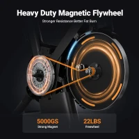 MERACH Magnetic Resistance Indoor Bike — 40 lb Flywheel, 350 lb Capacity & Proprietary App for Home Gym(m-5)