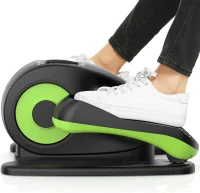 ANCHEER Under-Desk Elliptical — Quiet Electric Seated Pedal Exerciser for Seniors & Adults with Remote, Portable, Built-In LCD for Home or Office(m-1)