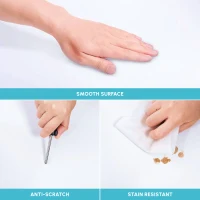 HOMCOM 5-Tier Corner Bookcase, Storage Bookshelf, Freestanding Display Shelves with Open Compartments and Cabinet for Home Office, Living Room, Study, White(m-6)