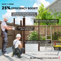 Outsunny 6' x 4' Metal Outdoor Storage Shed, Garden Shed House with Vents for Yard, Patio, Lawn, Oak Colored(m-4)