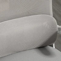 Vinsetto Ergonomic Office Chair with Auto-Adaptive Lumbar Support, High Back Desk Chair with Adjustable Headrest & Height, Rotatable Arm, Rocking Function for Office, Grey(m-10)