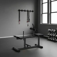 Soozier Adjustable Steel Seated Calf Raise Exercise Strength Training Gym Equipment, Black(m-8)