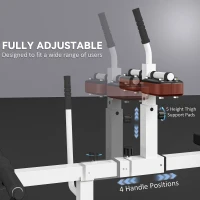 Soozier Adjustable Steel Seated Calf Raise Exercise Strength Training Gym Equipment, Brown(m-5)