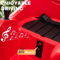 Qaba Angry Bird Licensed Electric Ride on Car, 12V Bumper Car for Kids w/ Dual Joysticks, 360 Degree Spin, Red(m-6)