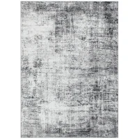 HOMCOM Area Rug for Living Room 9x12, Modern Abstract Machine Washable Rug, Non-Slip Carpet for Bedroom, Dining Room, Grey(m-2)
