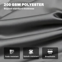 Outsunny Porch Swing Cushion Garden Bench Cushion with Backrest, Non-Slip 2-seater Soft Pad, Swing Chair Mat Replacement for Indoor and Outdoor, 39.4" x 38.6", Dark Grey(m-4)