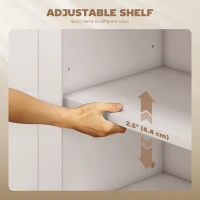 HOMCOM Sideboard Buffet Cabinet, Farmhouse Kitchen Storage Cabinet w/ Drawer and Shelf for Living Room, Entryway(m-5)