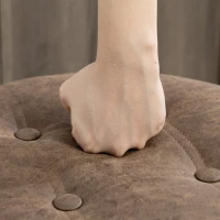 HOMCOM Set of 2 Barstools with Storage, Swivel Bar Stools with PU Leather Upholstered, Footrest, Steel Base, Brown(m-10)